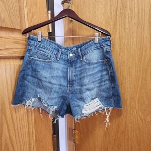 Old Navy Jeans Short Size 14 Women High Rise OG Straight
